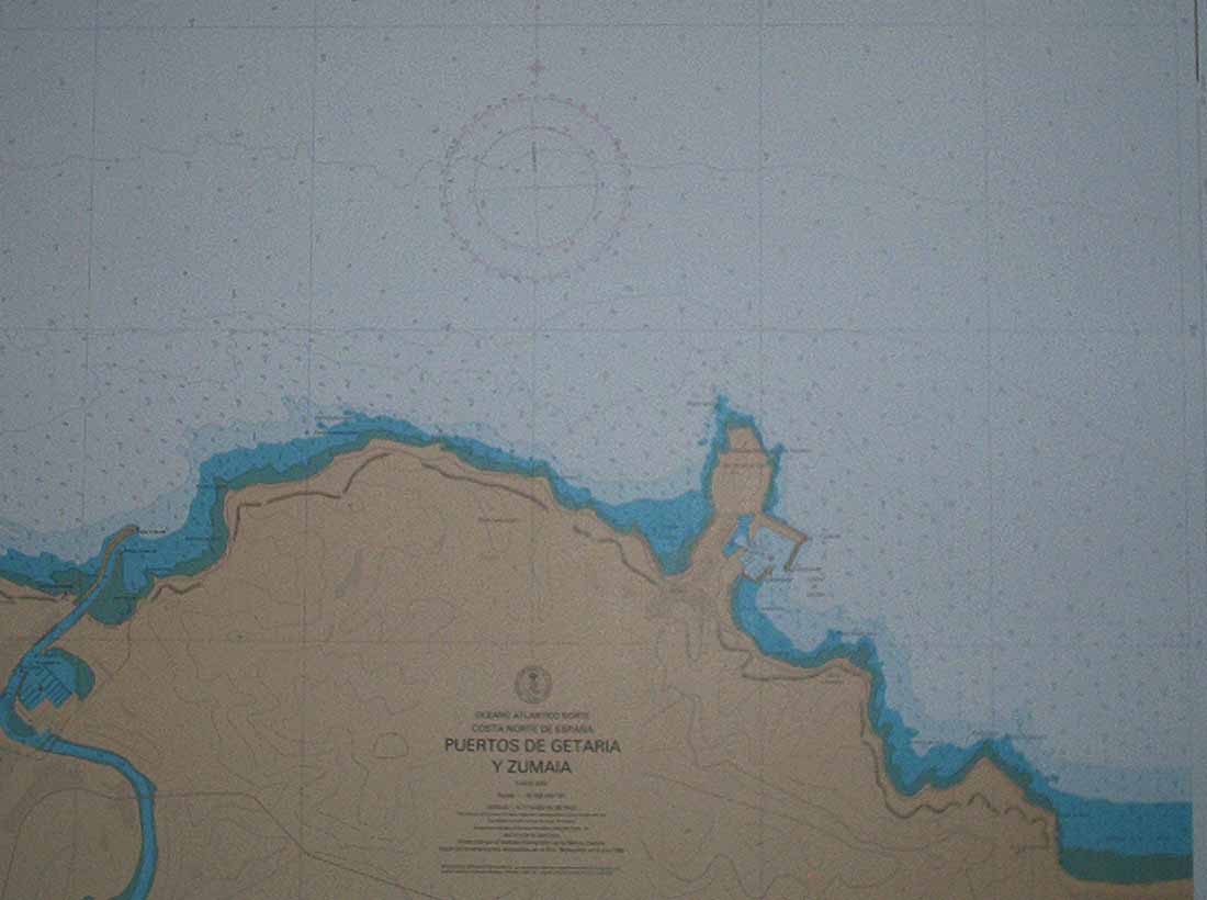 Puertos de Getaria y Zumaia. Carta 3921