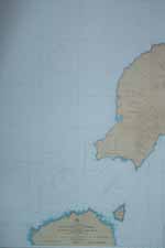 Costa occidental de la isla de Lanzarote y costa norte de la isla de Fuerteventura Carta 601
